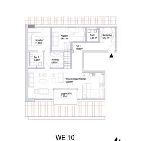 Grundriss DG Wohnung Nr 10 1 Ebene