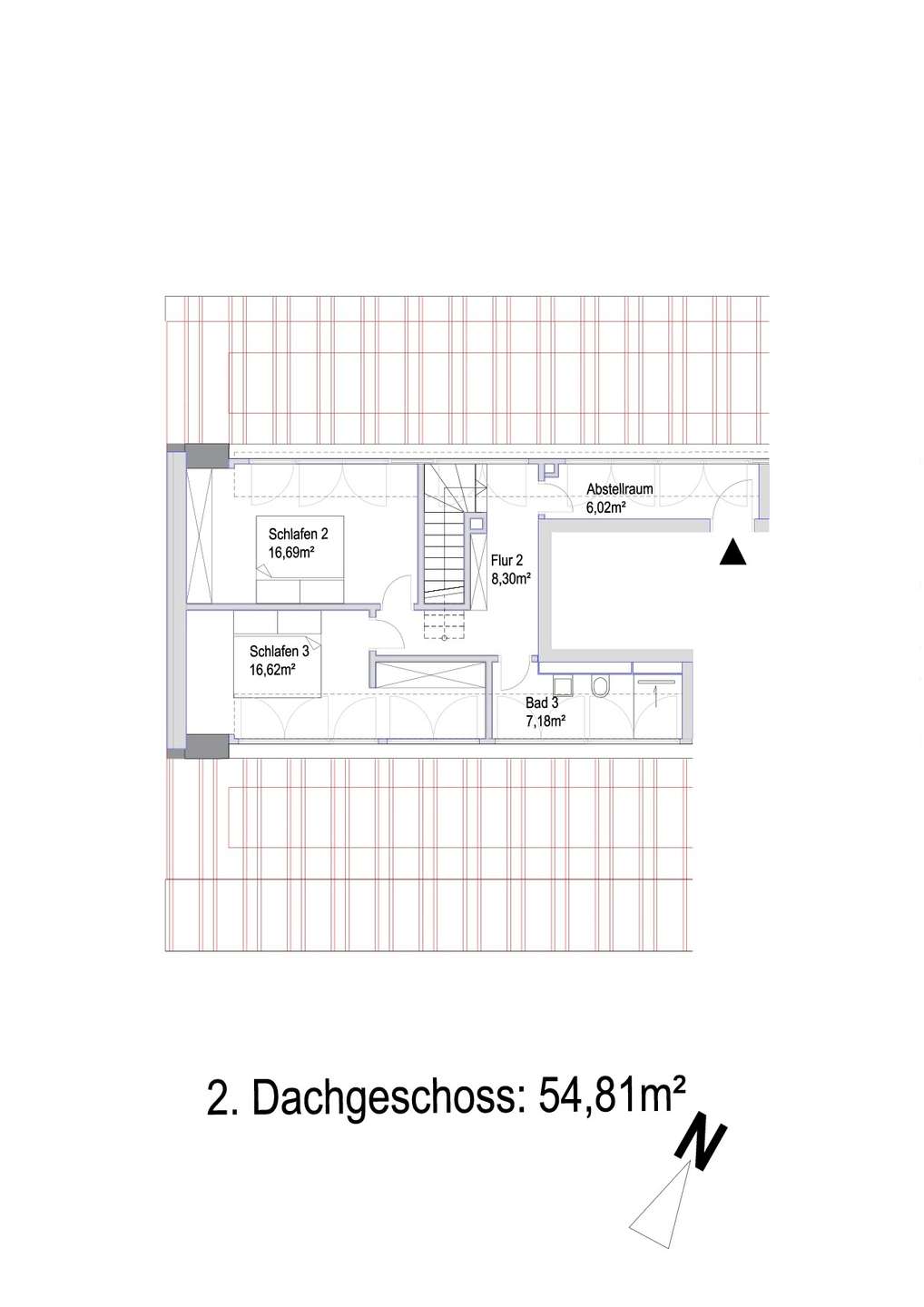 Grundriss DG Wohnung Nr 10 2 Ebene