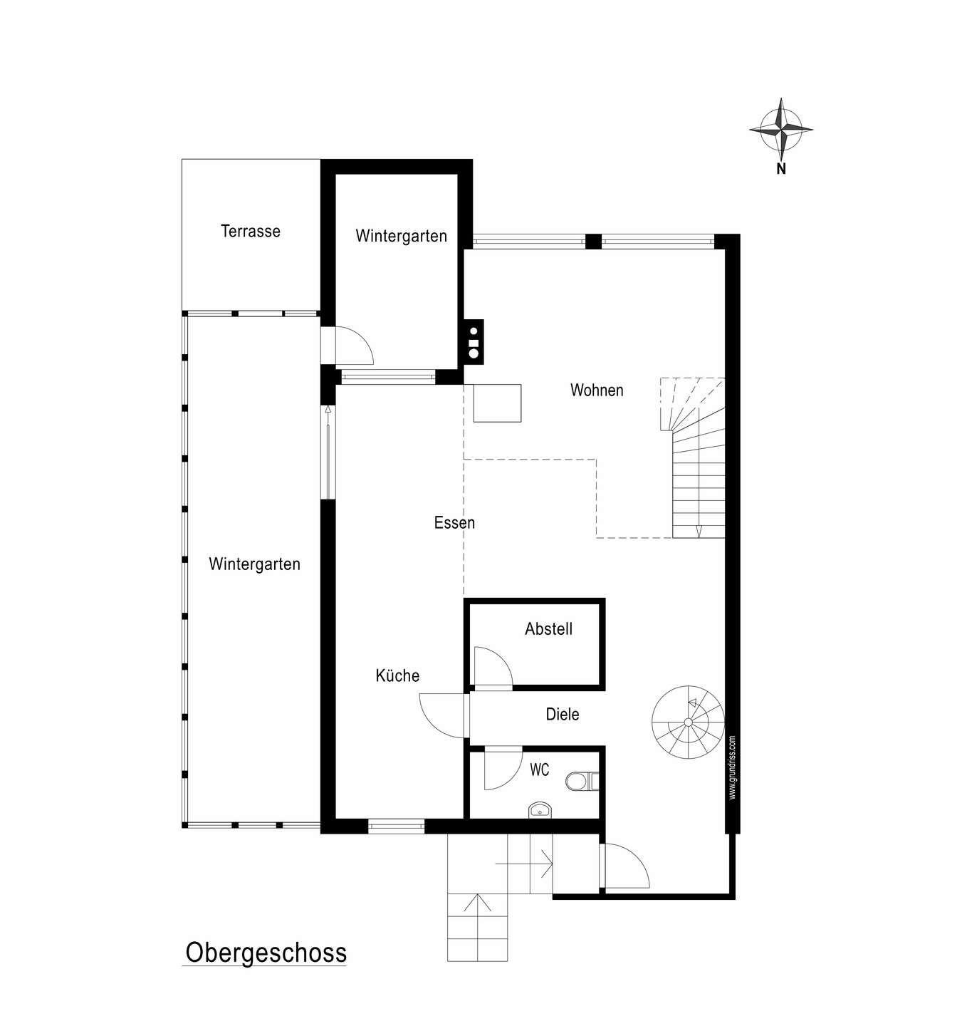 Grundrissplan - Obergeschoss
