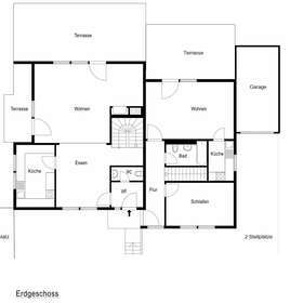 Grundrissplan - Erdgeschoss