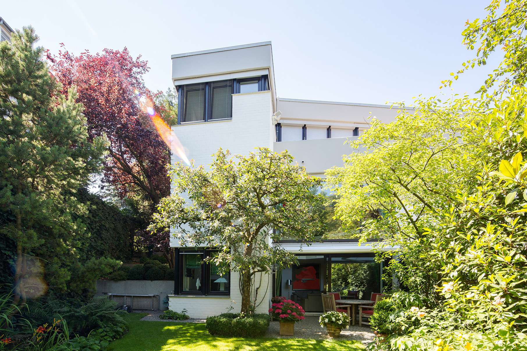 Stadthaus - Gartenansicht