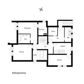 Grundrissplan - Kellergeschoss