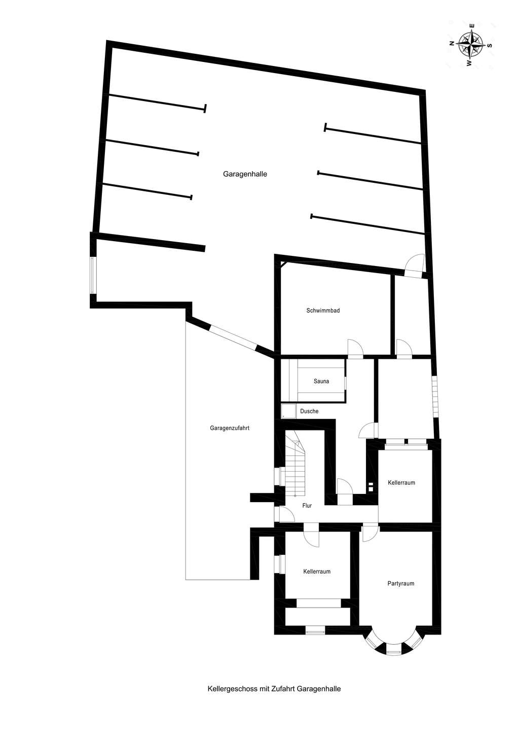 Grundrissplan - Kellergeschoss