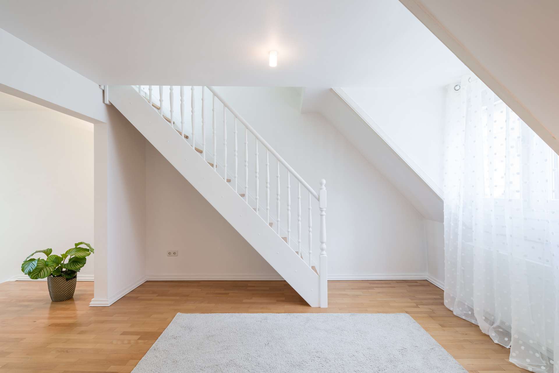 Treppe zum Spitzboden