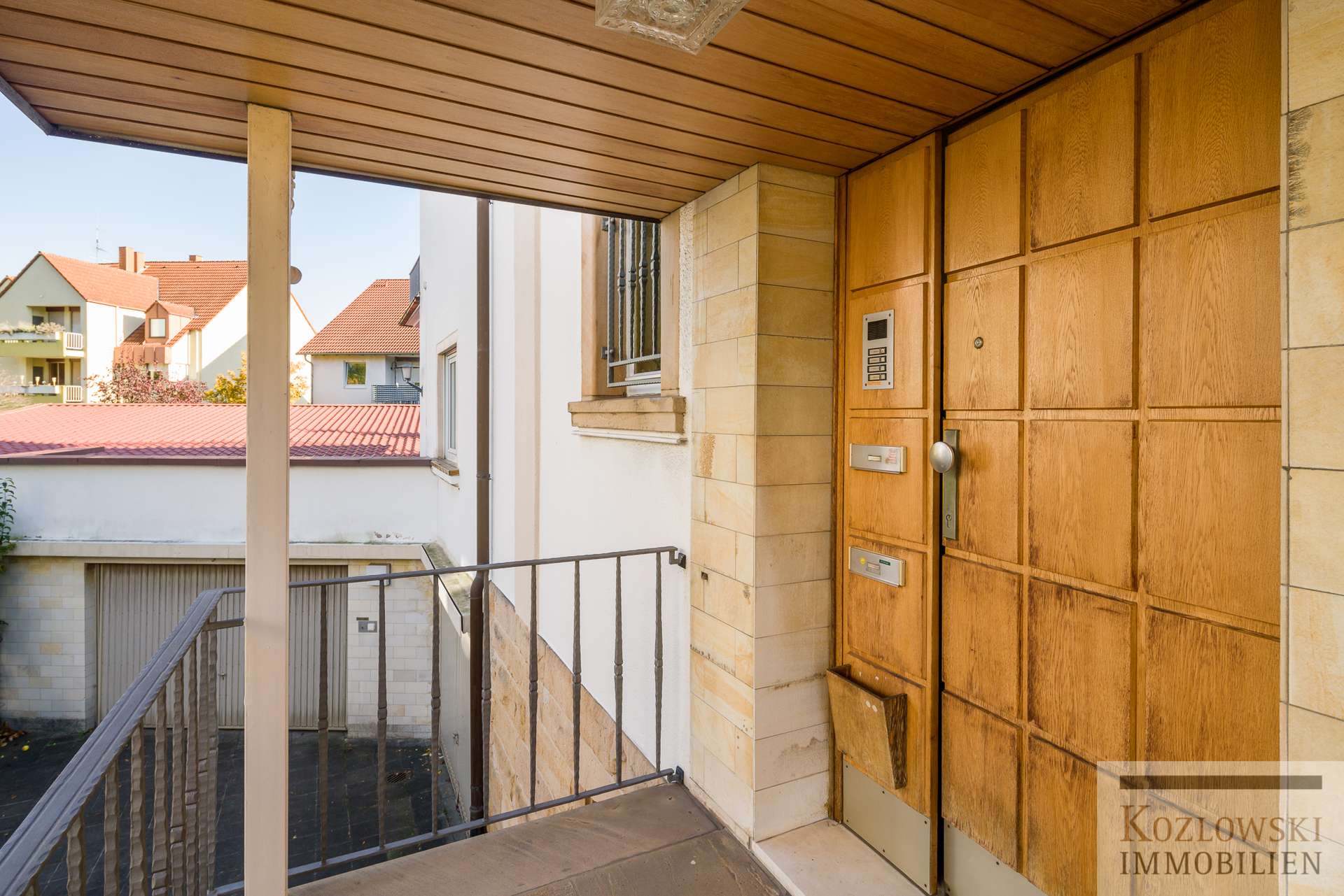 Willkommen - Hauseingang