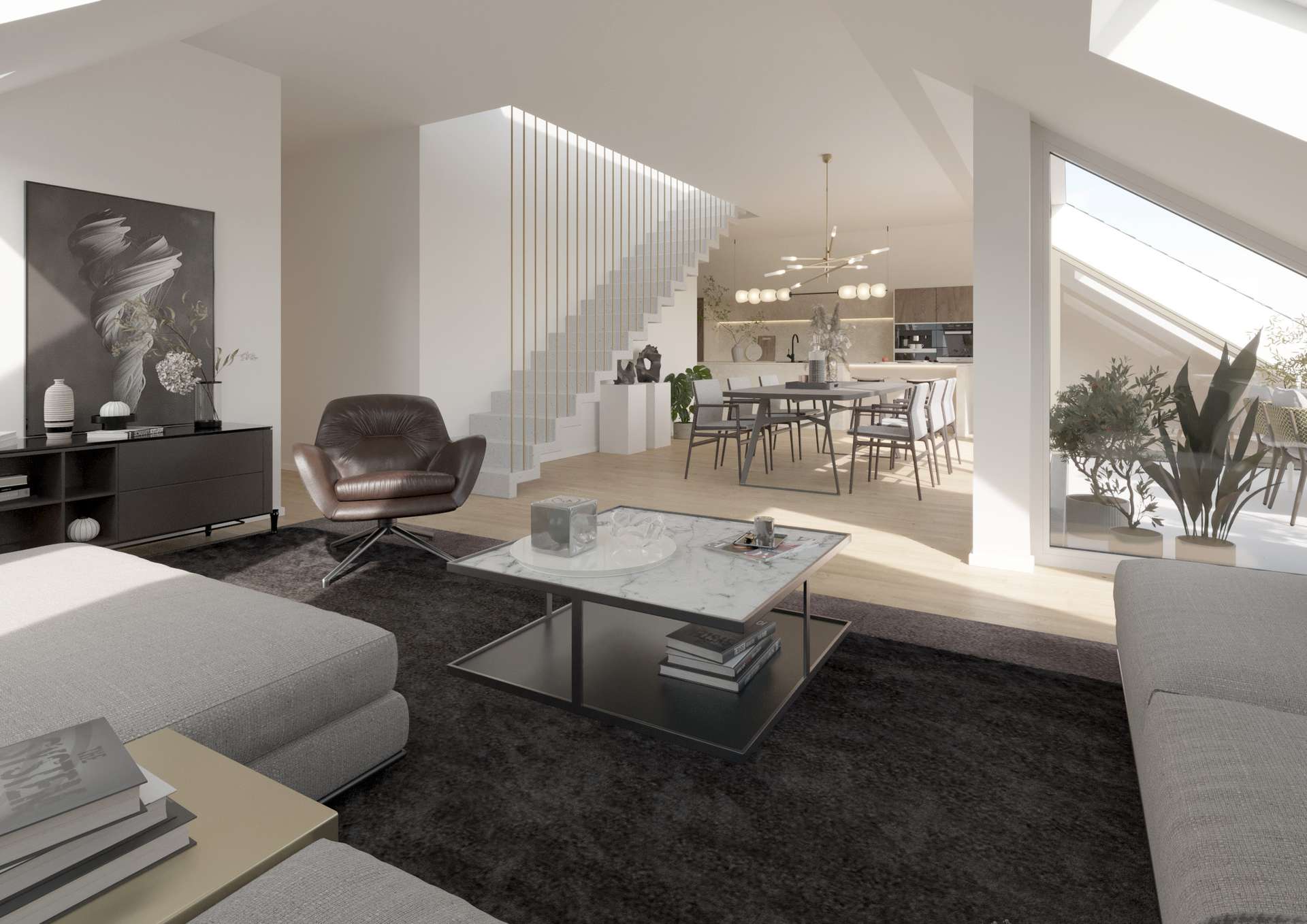 Wohnstyle mit Dachzugang