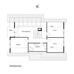 Grundrissplan - Dachgeschoss