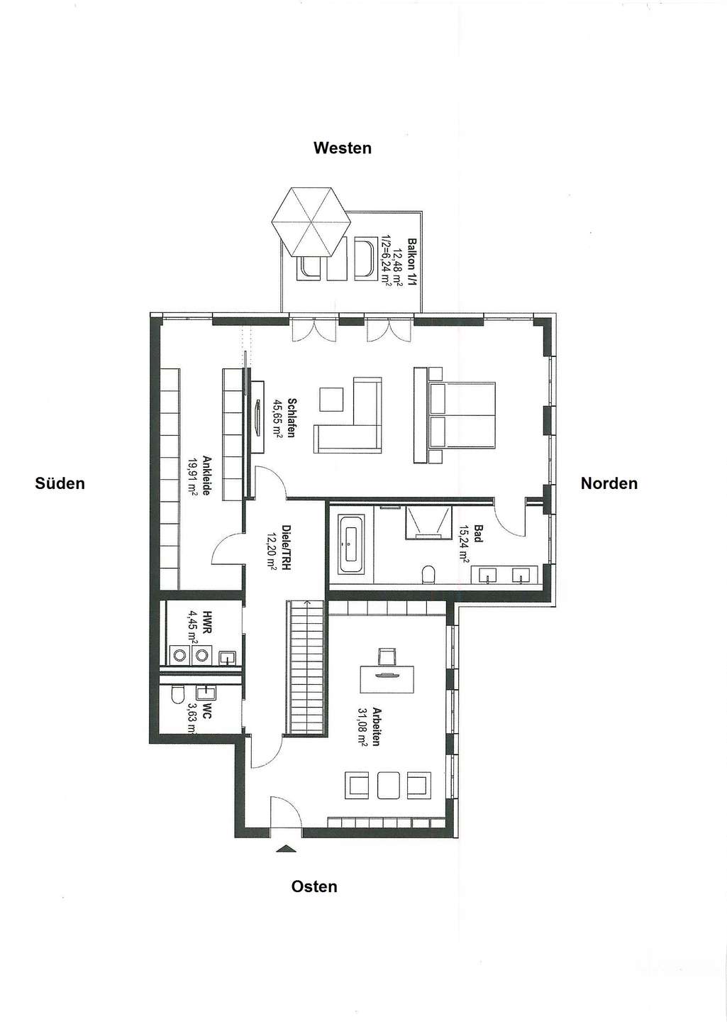 Grundrissplan - Ebene II