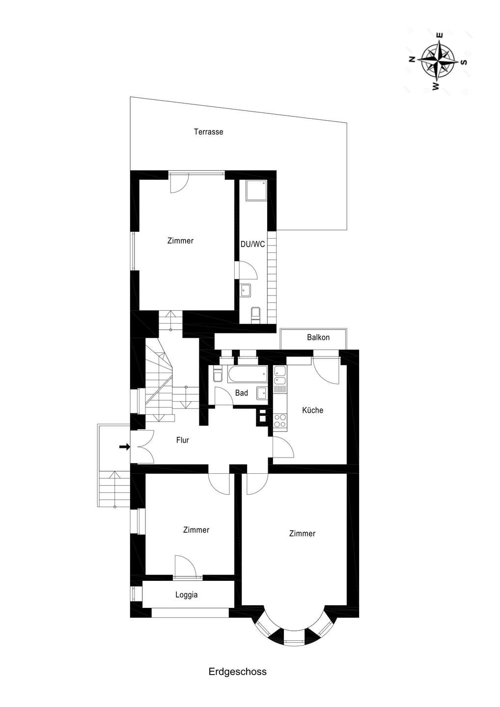 Grundrissplan - Erdgeschoss