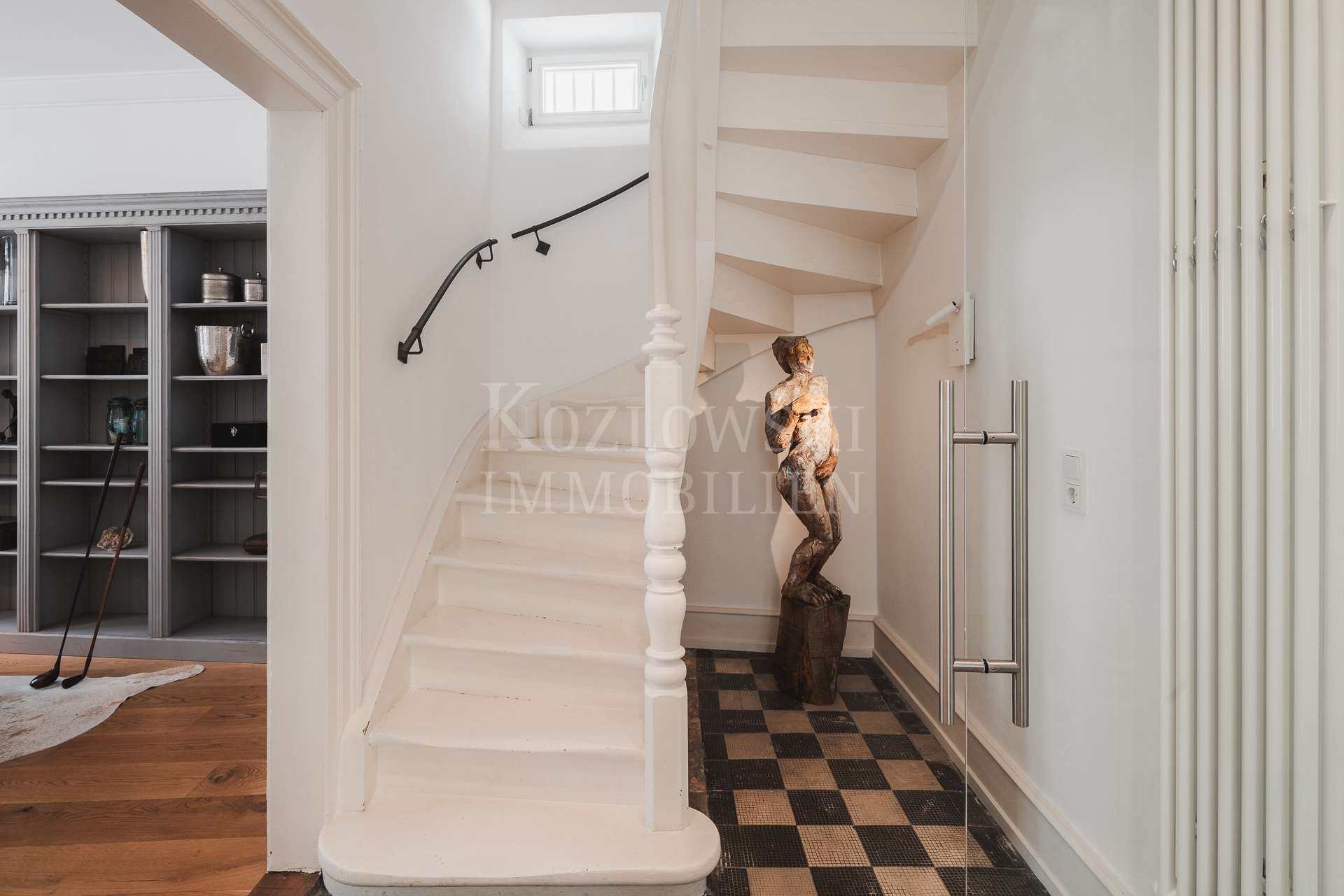 Denkmalgeschützte Innentreppe