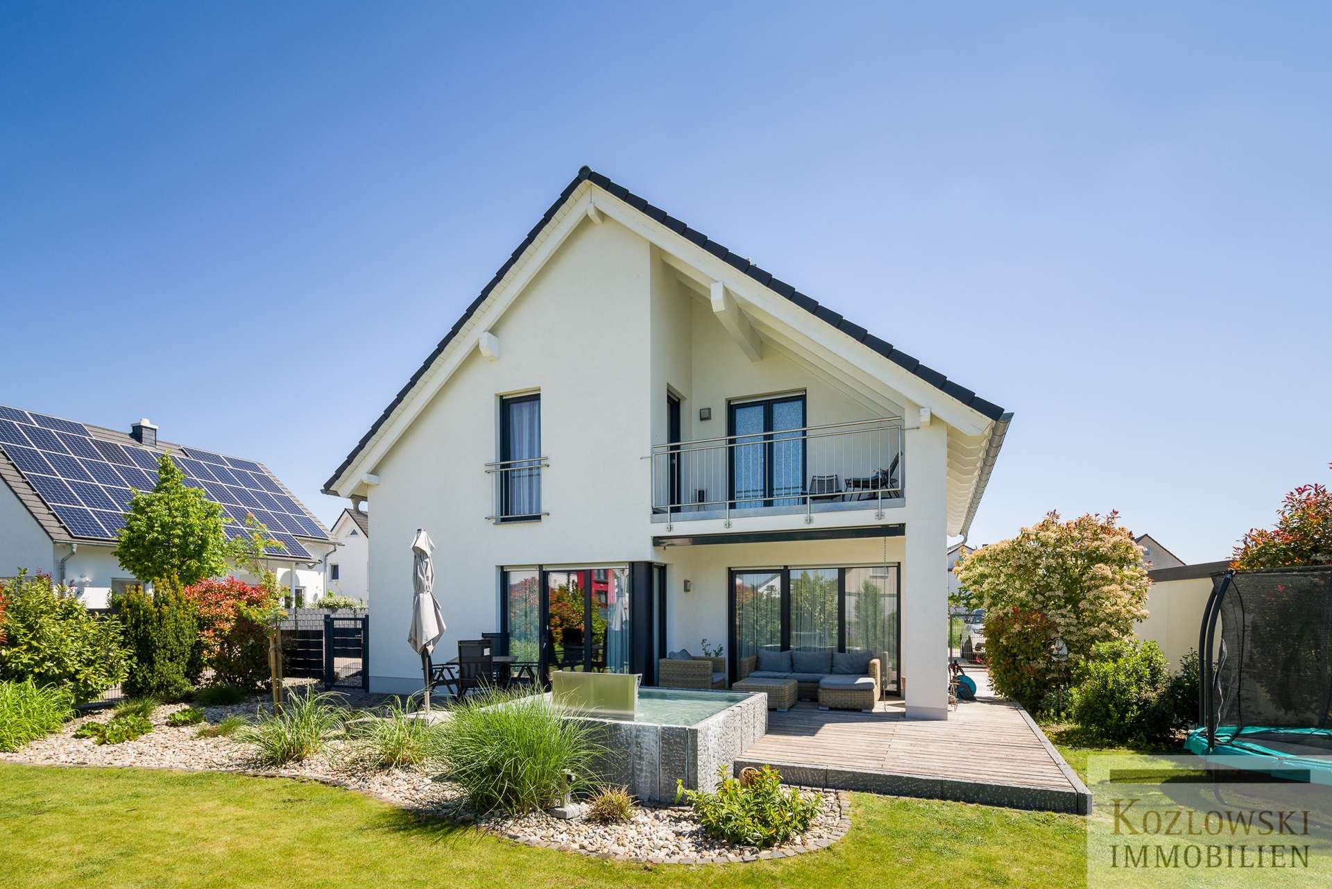 Architektenhaus - Gartenansicht