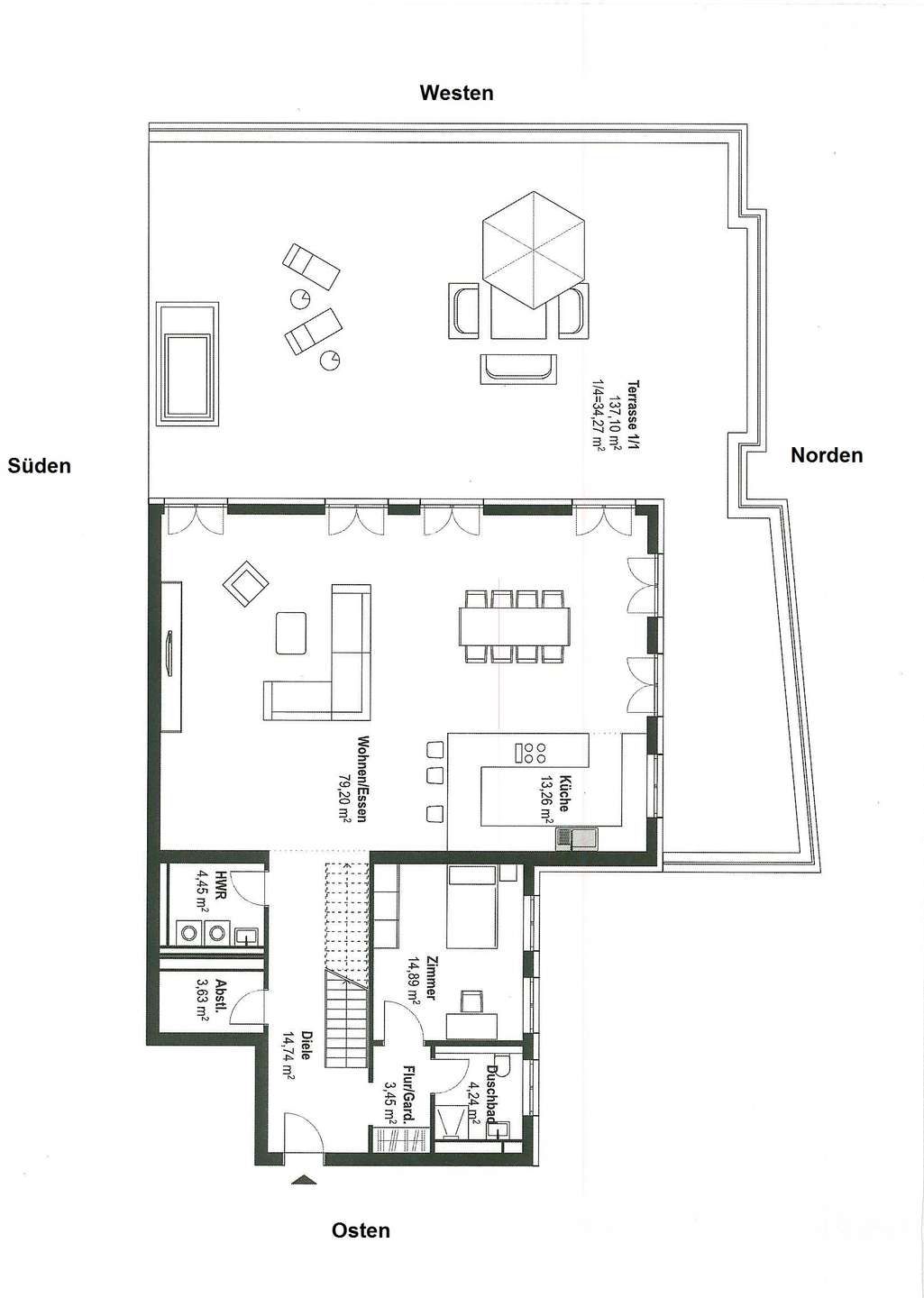 Grundrissplan - Ebene I